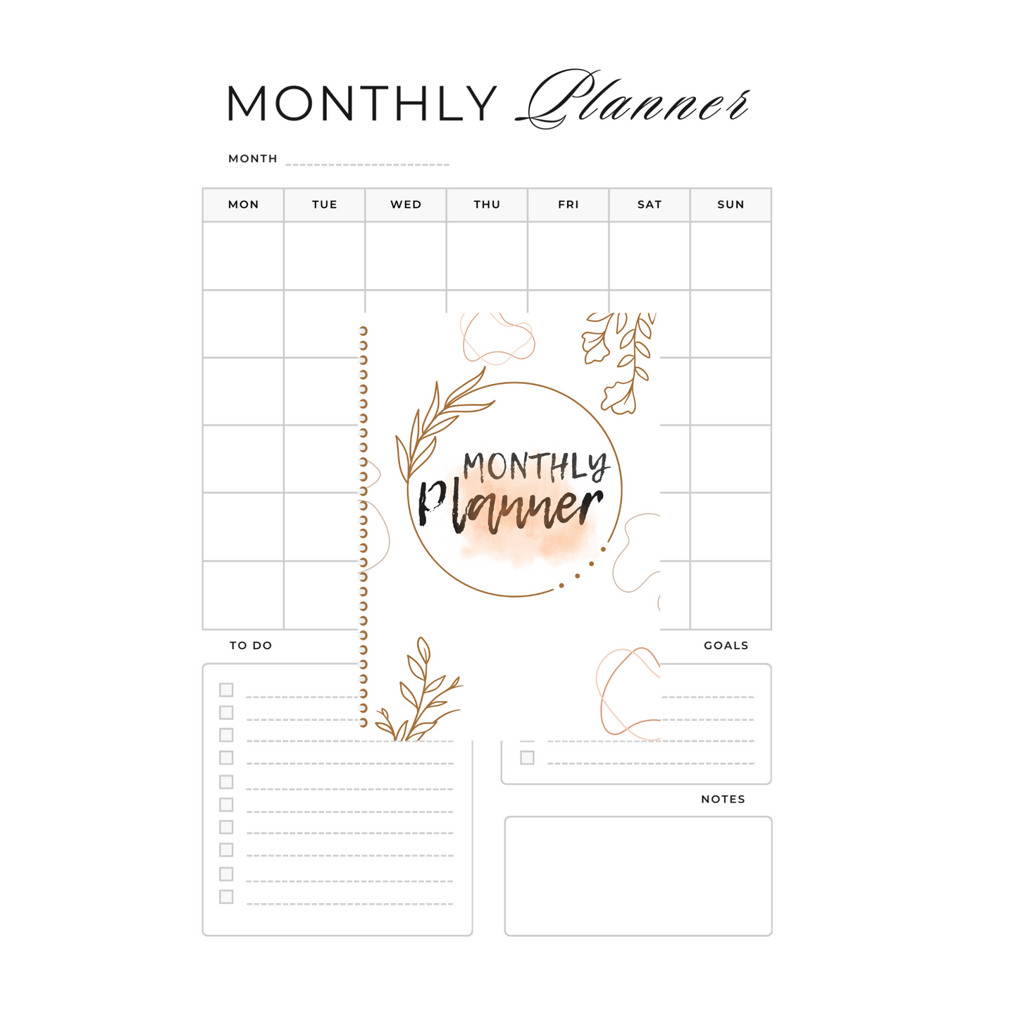 monthly planner