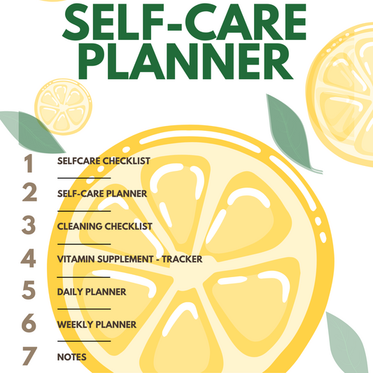Self-Care & Wellness Digital Planner – Organize Habits, Health & Lifestyle (PDF)