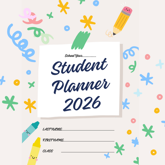 All-in-One Student & Wellness Planner – Academic, Daily & Monthly PDF Organizer