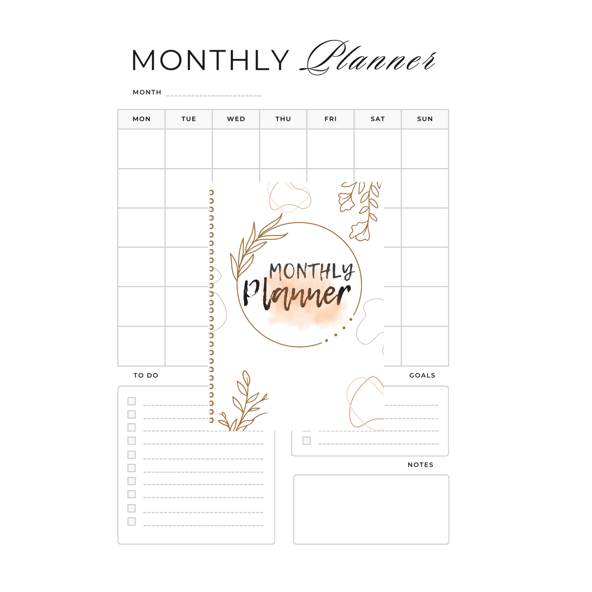 monthly planner