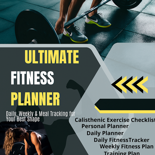 Ultimate Fitness Planner – Daily, Weekly & Meal Tracking for health, workouts, and nutrition